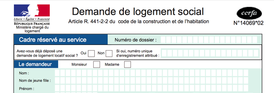 Demande de logement social